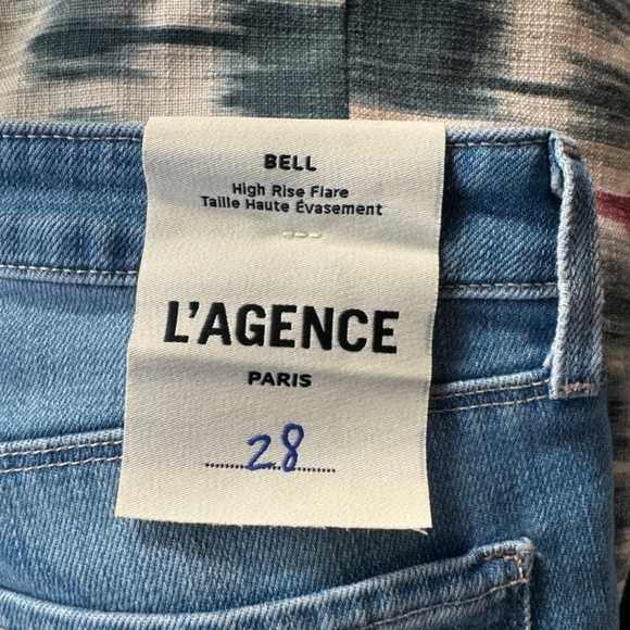 NWT L' Agence Bell High Rise Flare in Atlantic - Picture 4 of 5